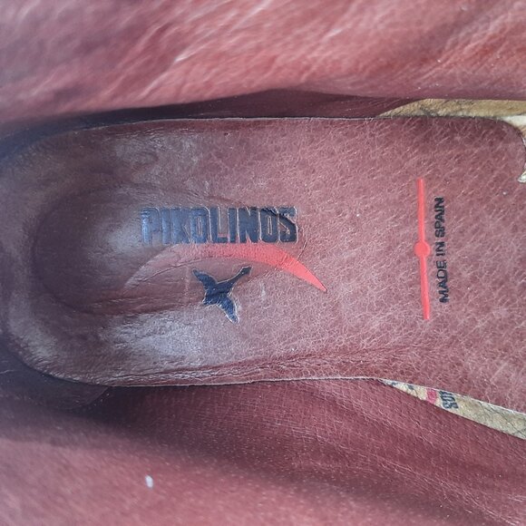 EUC Pikolinos Lace Up Ankle Chukka Boot in Cognac Sz EU41 - Picture 9 of 10